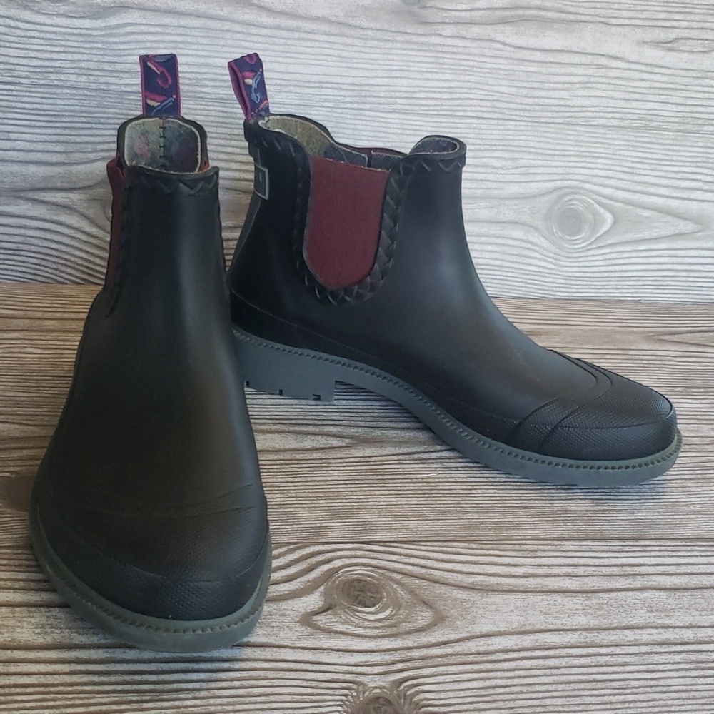 Ted Baker mens black short rain boots 40